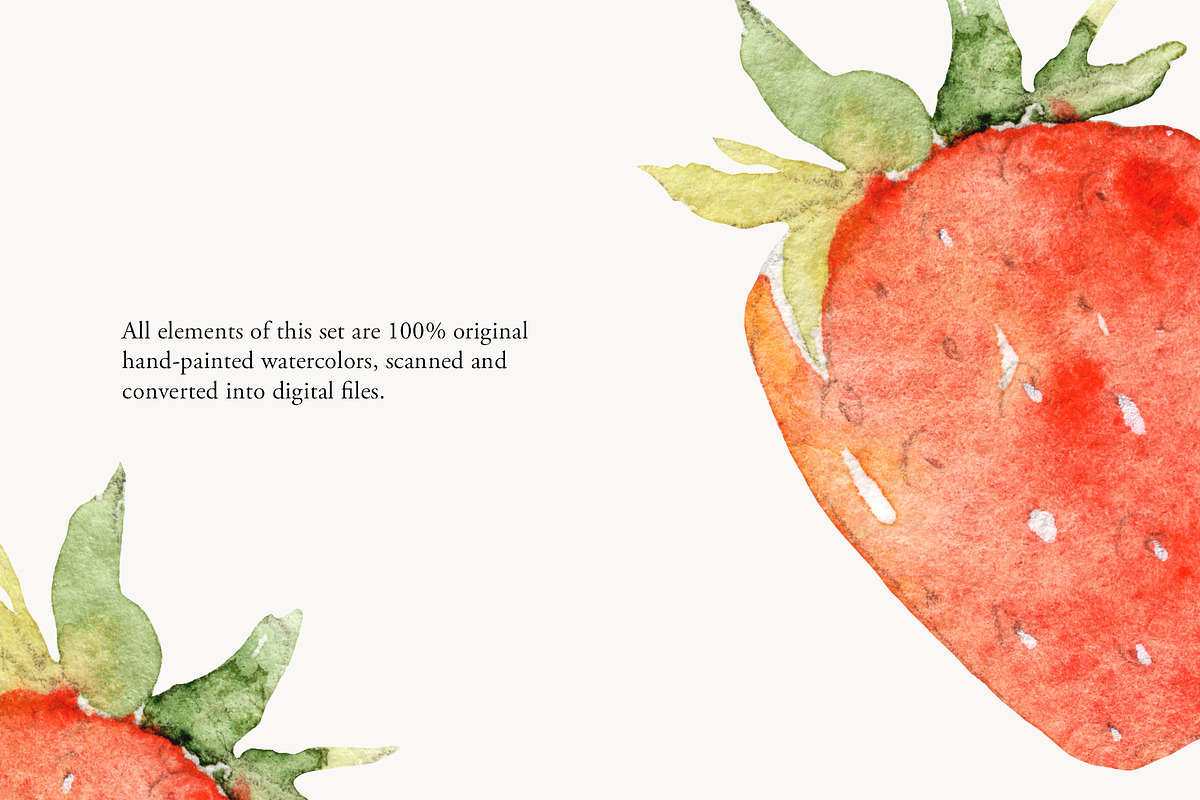Watercolor Vegetables And Fruits, an Illustration by NiKO (Photo 4 of 6)