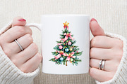Grandmillennial Christmas Clipart, an Illustration by Sublimation Artist (Thumbnail 5 of 6)