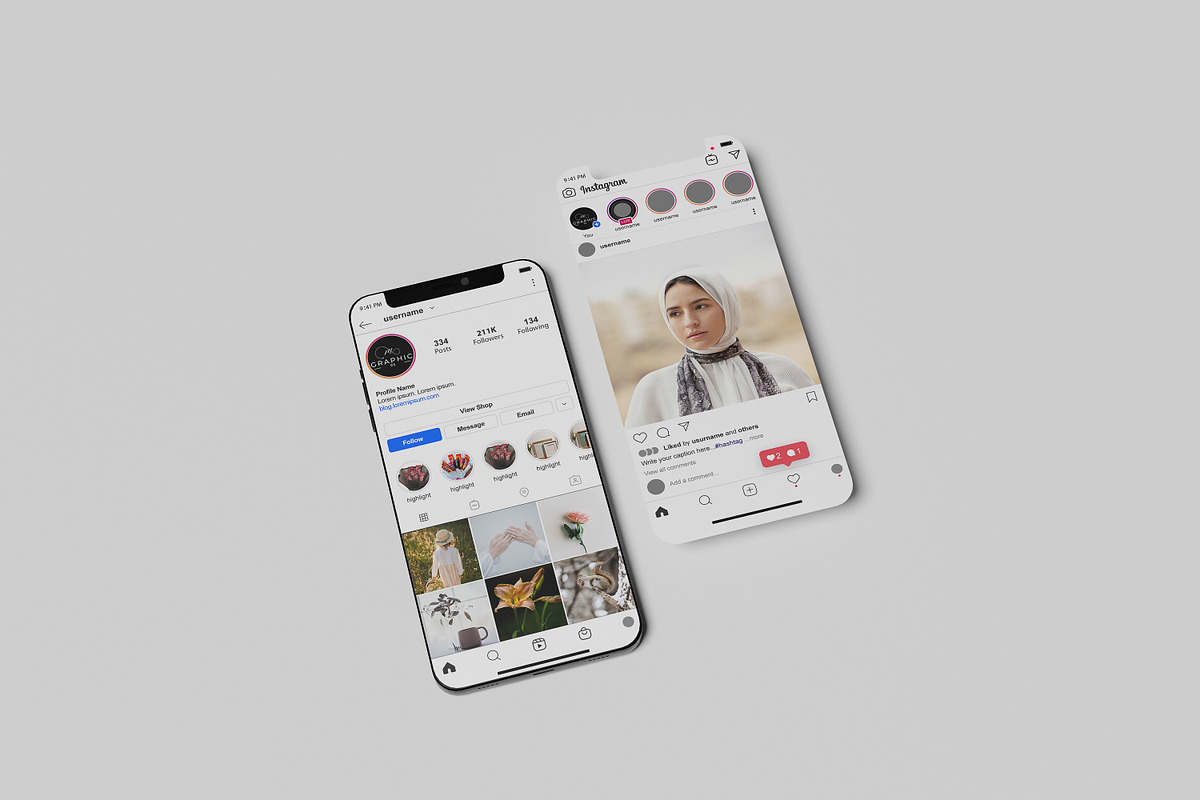 Phone Screen Presentation Mockup, a Print Template by Akaimockup (Photo 3 of 10)