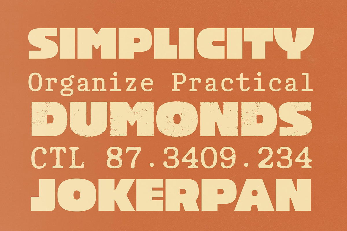 Philman; 4 Styles Vintage Fonts, a Sans Serif Font by Eko Bimantara (Photo 7 of 12)