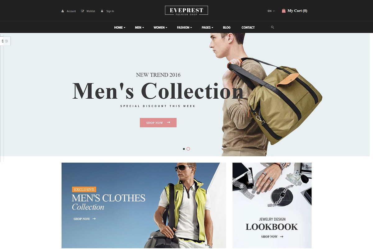 Magento 2 Eveprest Fashion Theme, a Websites & App Template by Puzzthemes (Photo 3 of 5)