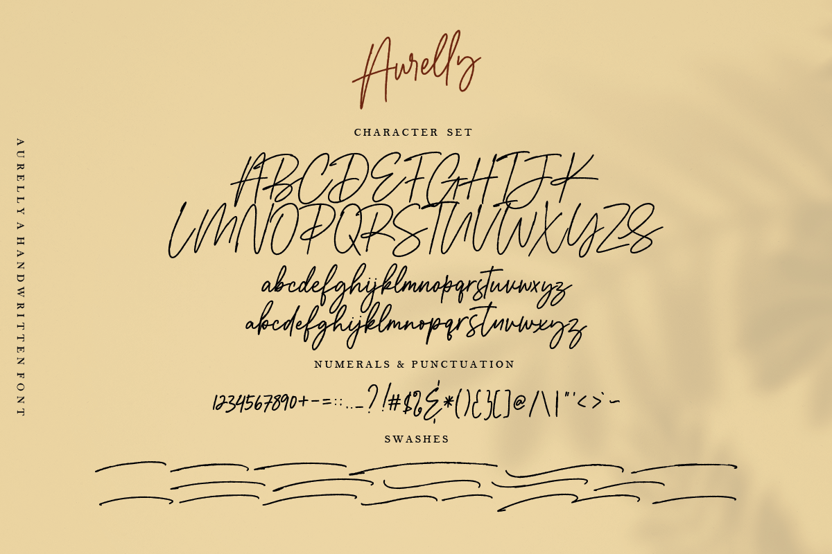Aurelly Signature, a Script Font by Megi Satyo Widodo (Photo 15 of 16)