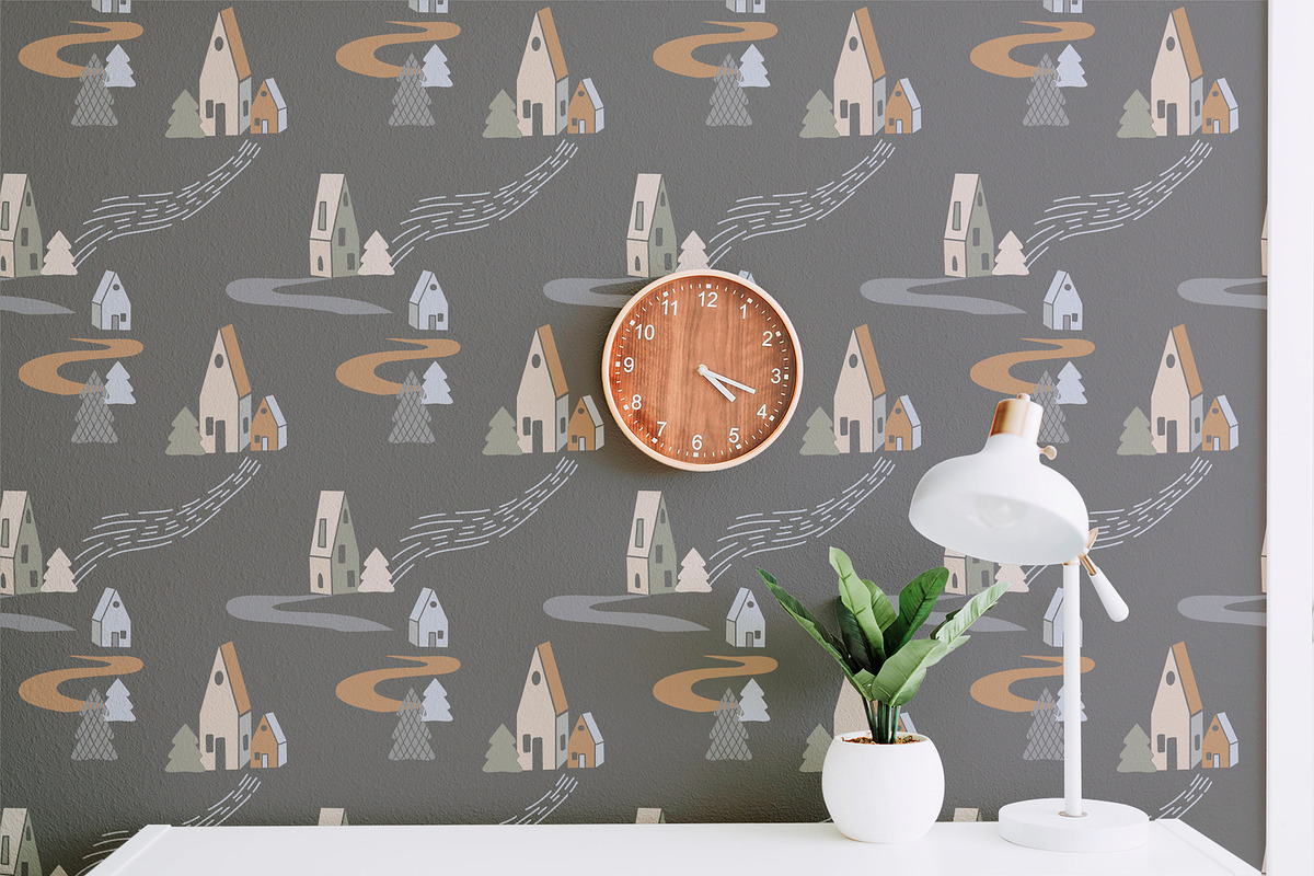 Boho Scandi Christmas CLIPART, a Decorative Illustration by ArtOLB (Photo 4 of 8)