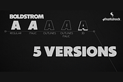 Boldstrom, a Sans Serif Font by Sharkshock (Thumbnail 4 of 4)