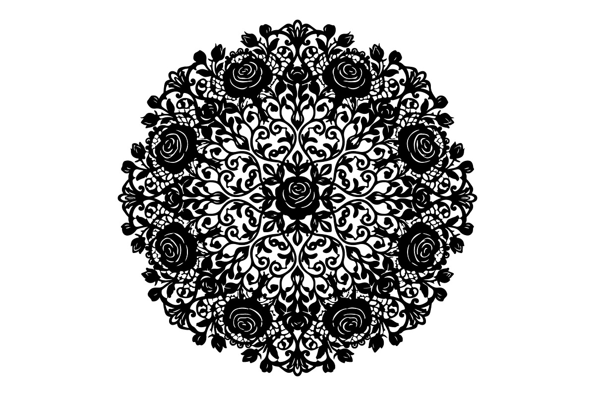 Decorative Floral Mandala, an Object Graphic by Gfx_Store (Photo 6 of 16)