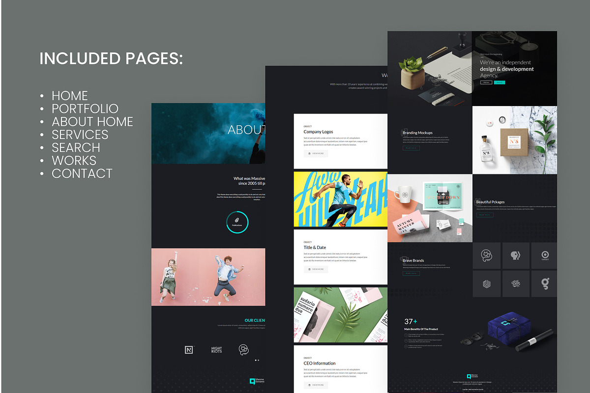 Creative Lab WordPress Theme, a WordPress Template by Pixflow (Photo 3 of 10)