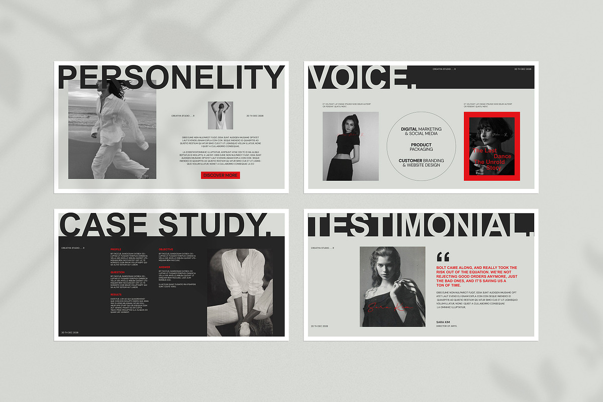 AMYX | Brand Strategy Template, a Presentation Template by Creatiya Type (Photo 4 of 11)