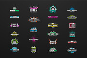 Music Equalizer Logo Template Set, a Branding & Logo Template by TheBigLake (Thumbnail 3 of 4)