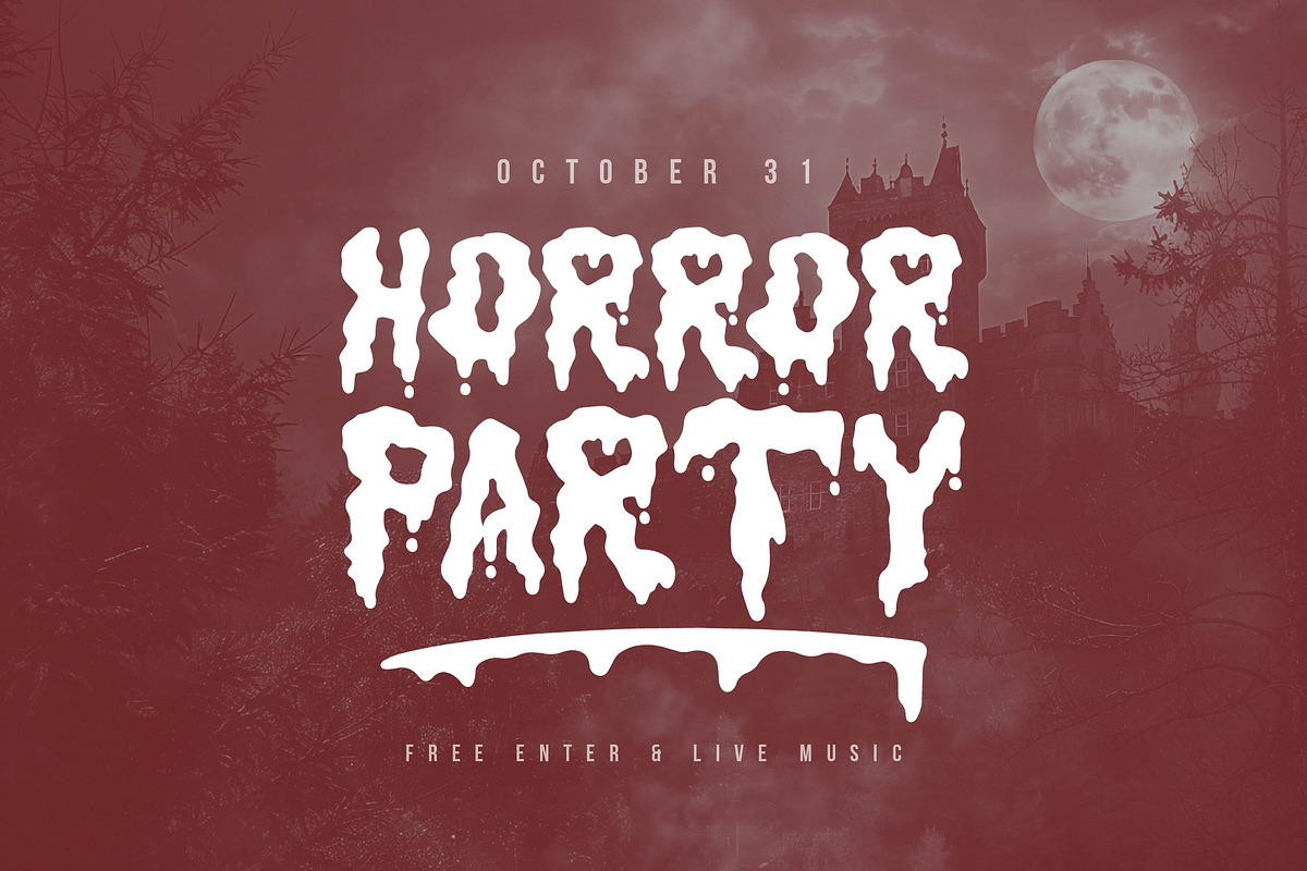 Nocturnus Sigil | Horror Font, a Font by Denustudios (Photo 3 of 14)