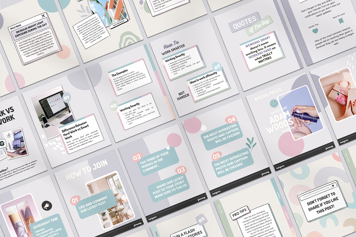 Instagram Carousel Growth Hacks, a Social Media Template by Analogi Studio (Photo 18 of 23)