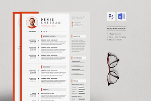 Creative Resume Template, a Resume Template by Creativity-Design