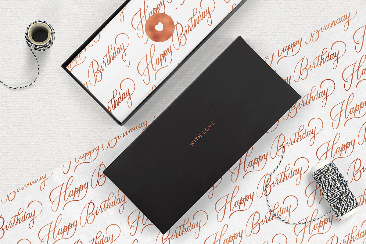 30 Lettering Patterns, a Pattern Graphic by Type and Graphics Studio (Photo 6 of 11)