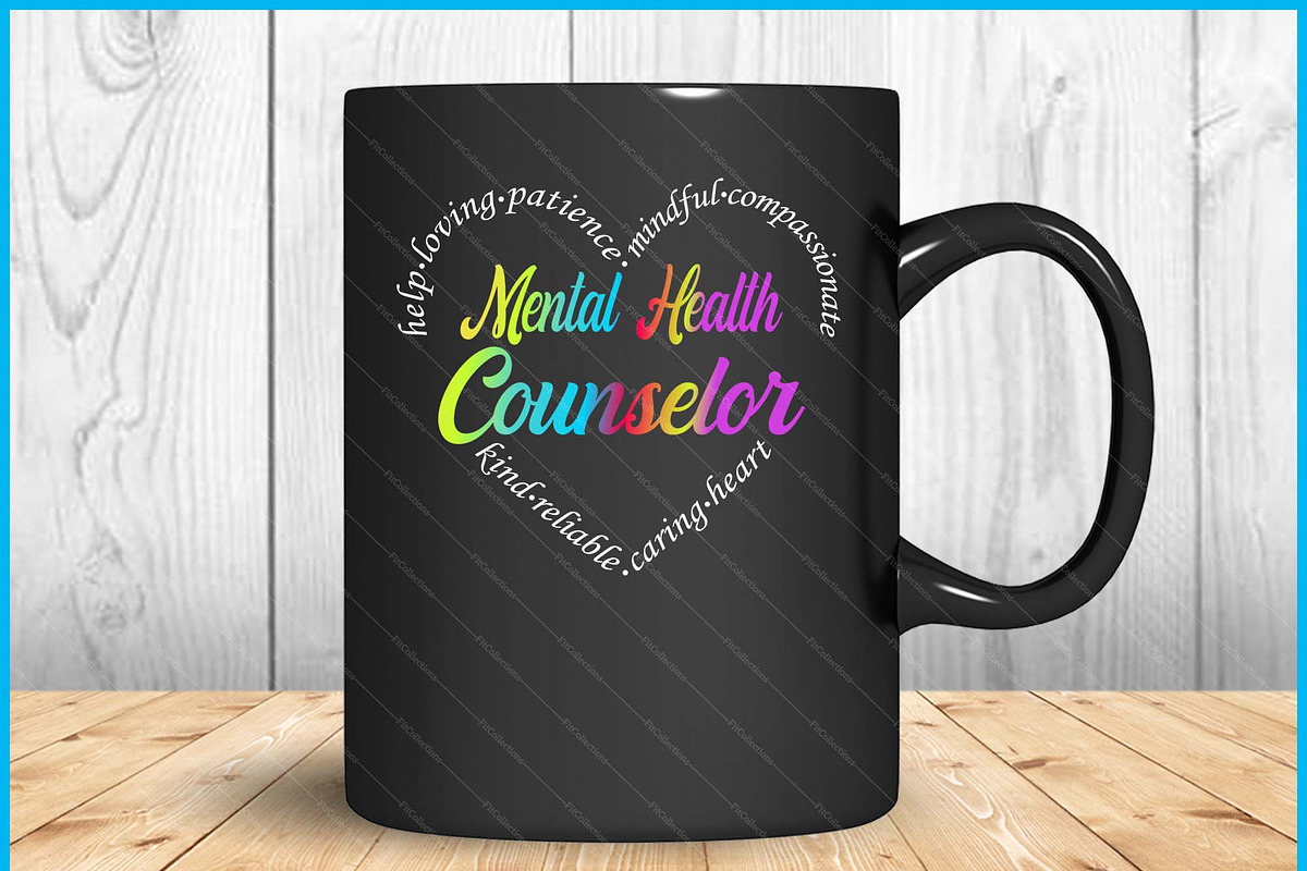 Mental Health Counselor Heart Rainbo, a Graphic by Creativeusart (Photo 3 of 4)