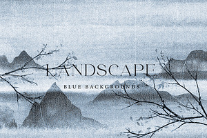 Canvas Texture Landscape