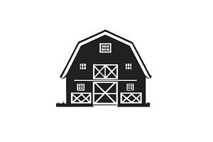 Vintage Barn House Logo Design