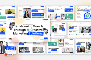 Marketing Agency Portfolio, a Presentation Template by Loin Studio