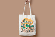 having fun on the beach, a Person Illustration by gunaonedesign (Thumbnail 5 of 6)