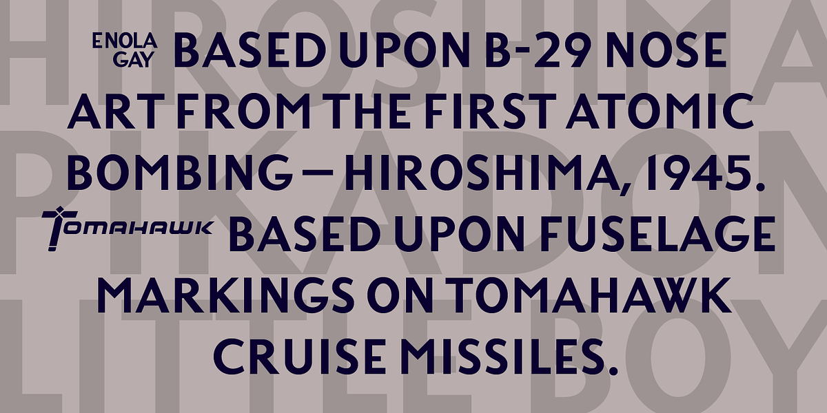 Shock and Awe, a Sans Serif Font by Barnbrook Fonts (Photo 3 of 5)