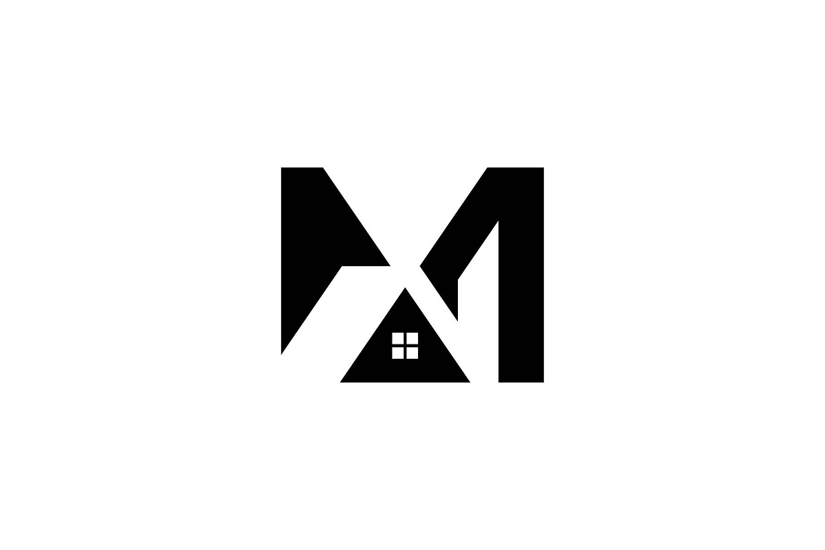 M house logo, a Branding & Logo Template by ZHR Creative