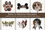 Dog's Photo Frames for Photoshop, an Object Graphic by BrownLeopard (Thumbnail 1 of 5)