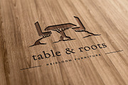 Table & Tree Roots / Furniture Logo, a Branding & Logo Template by Onyx Templates (Thumbnail 2 of 8)