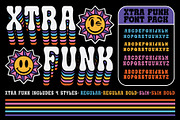 Xtra Funk Font Family, a Font by Brethrendesignco (Thumbnail 1 of 5)
