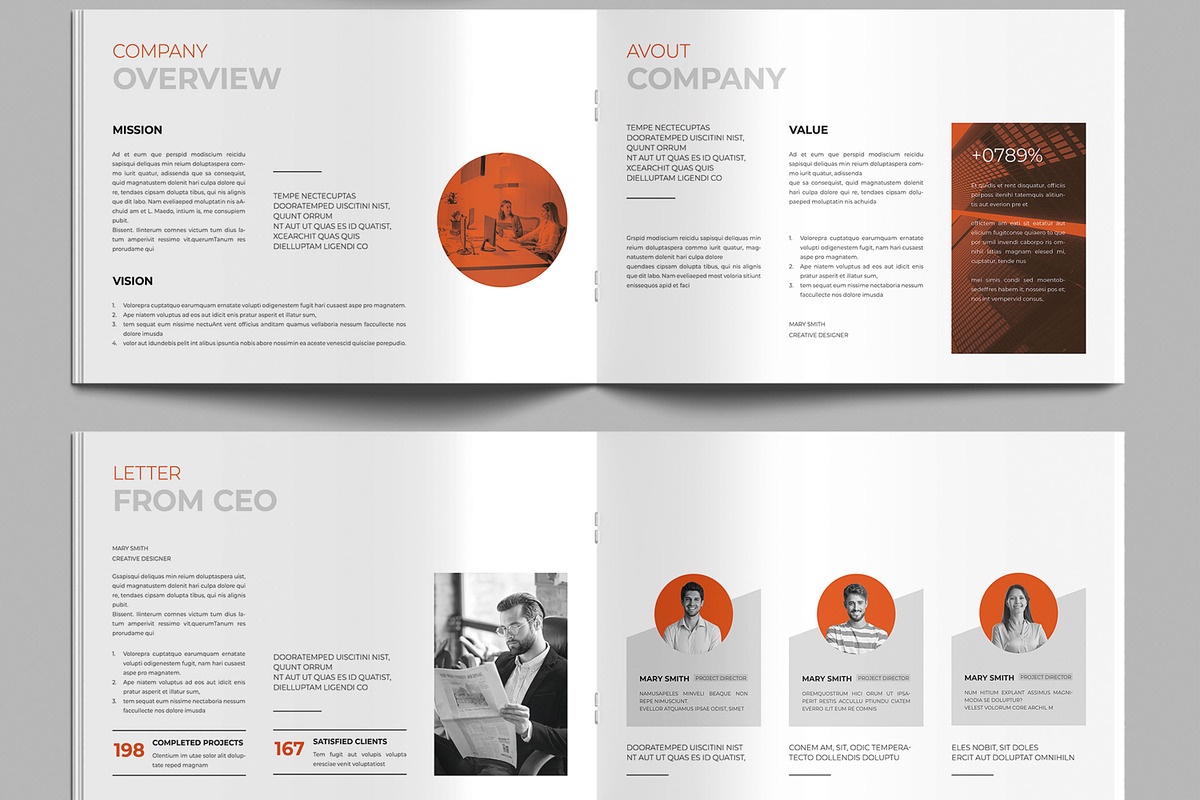 Professional Annual Report Landscape, a Brochure Template by MightyDesign (Photo 3 of 8)