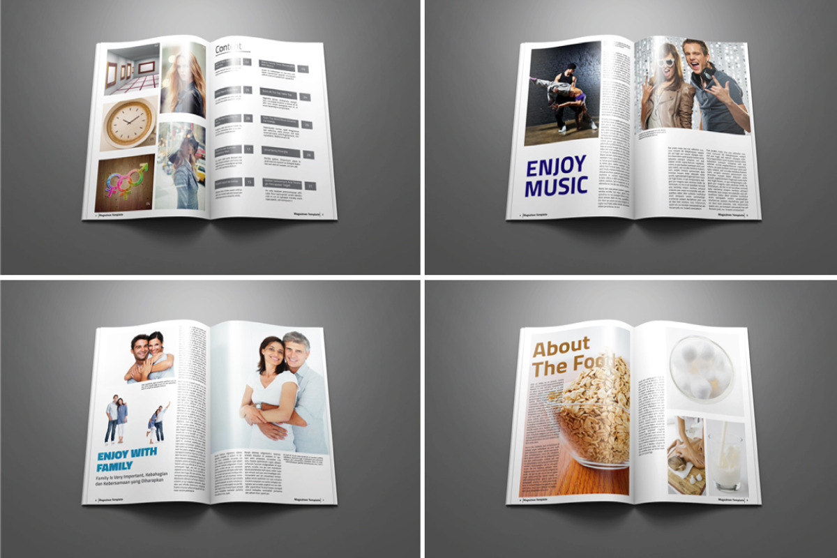A4 MAGAZINES, a Magazine Template by marone (Photo 2 of 5)