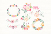 Spring Flowers- Watercolor set, an Illustration by Flora+Bear (Thumbnail 2 of 3)