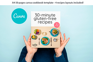 Canva Gluten-Free cookbook template
