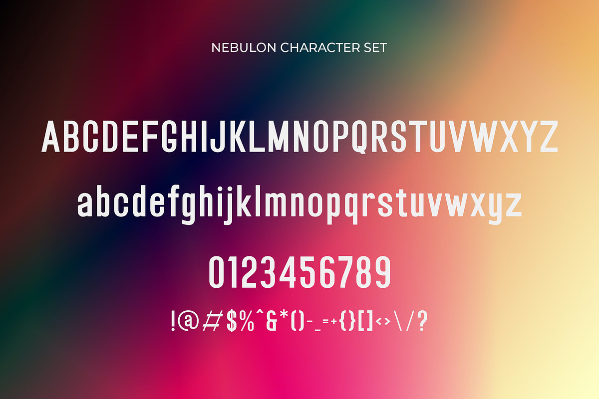 Nebulon - Modern Condensed Sans, a Sans Serif Font by TypeLogue (Photo 5 of 5)