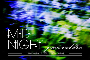 Blurry gradient flower backgrounds