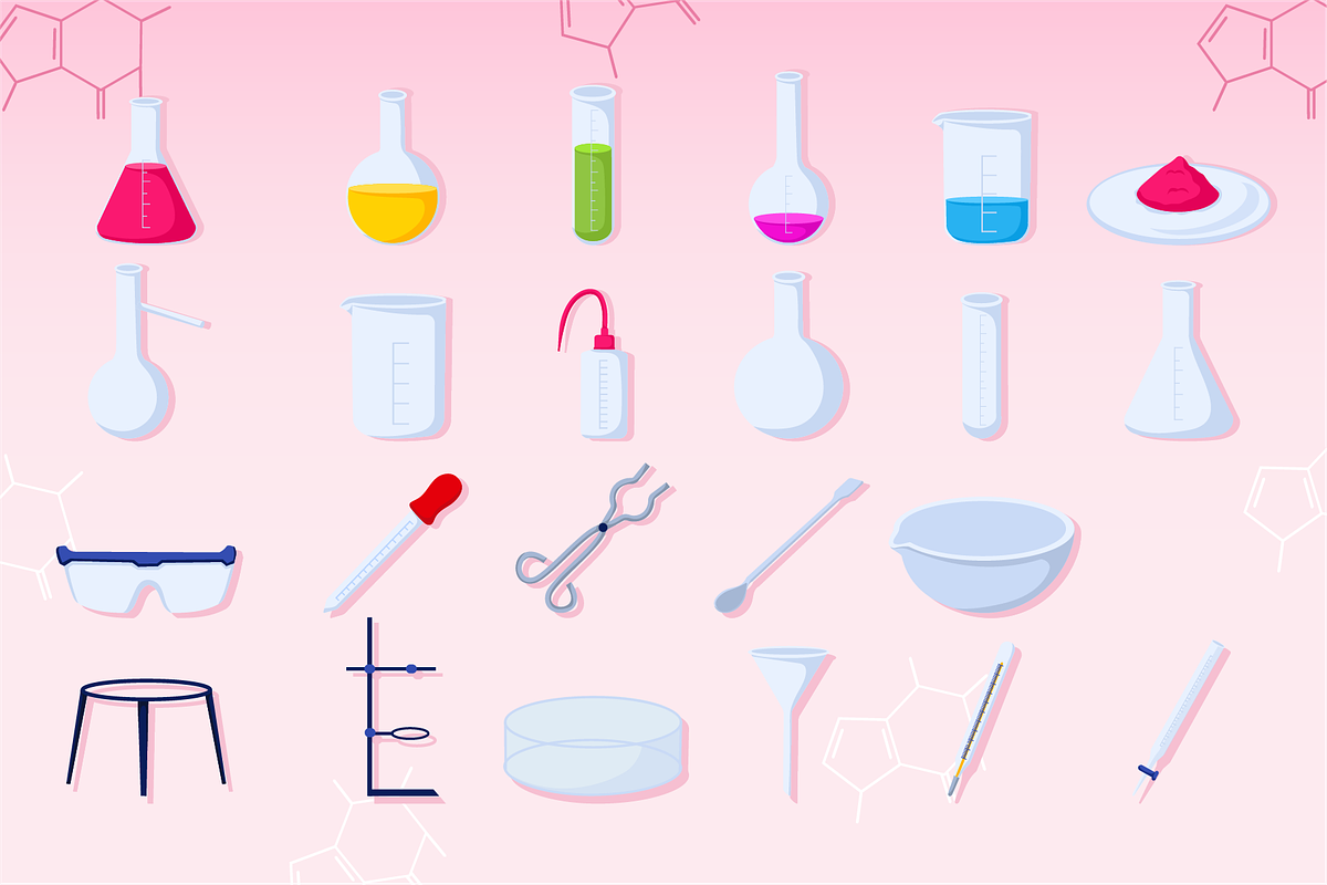 Laboratory Equipment Vector Bundle, an Object Graphic by Artnivora.Std (Photo 2 of 3)