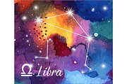 12 Zodiac signs on watercolor, a Texture Graphic by Sunshine Art Shop (Thumbnail 8 of 13)