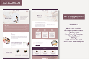 Squarespace 7.1 Feminine Template