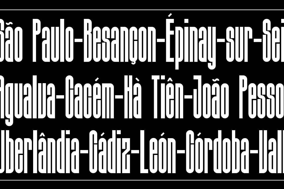 Sigana - Modern Display Font, a Sans Serif Font by Nenjo Studio (Photo 2 of 9)