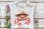 Watercolor Summer Chic Clipart, an Illustration by OK Design (Thumbnail 5 of 6)