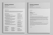 All in One Single Page Resume Pack, a Resume Template by SNIPESCIENTIST (Thumbnail 2 of 5)