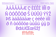 Geladine – Fluid Flare Sans, a Sans Serif Font by Almarkhatype (Thumbnail 5 of 11)
