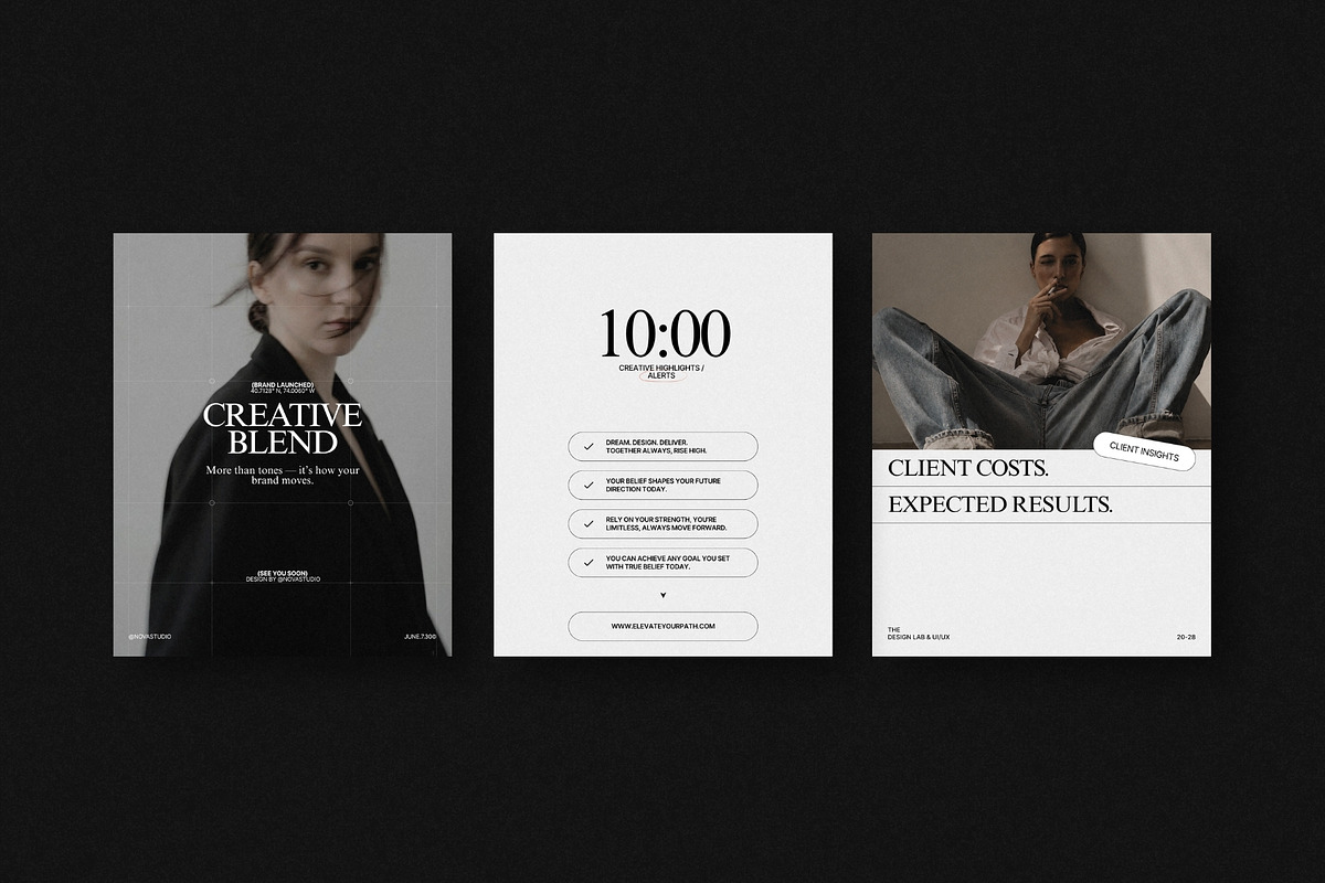 ZUNO | Instagram Post & Story (I), a Social Media Template by The Aesthetic Studio (Photo 5 of 10)