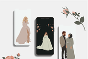 Wedding Illustrations vector, a Decorative Illustration by Yana_mide (Thumbnail 9 of 11)