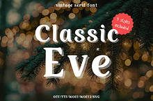 Vintage serif font - Classic Eve
