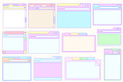 Y2K UI VECTOR KIT, an Object Graphic by craftlove (Thumbnail 7 of 13)