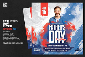 Father's Day Flyer, a Flyer Template by Tarommir