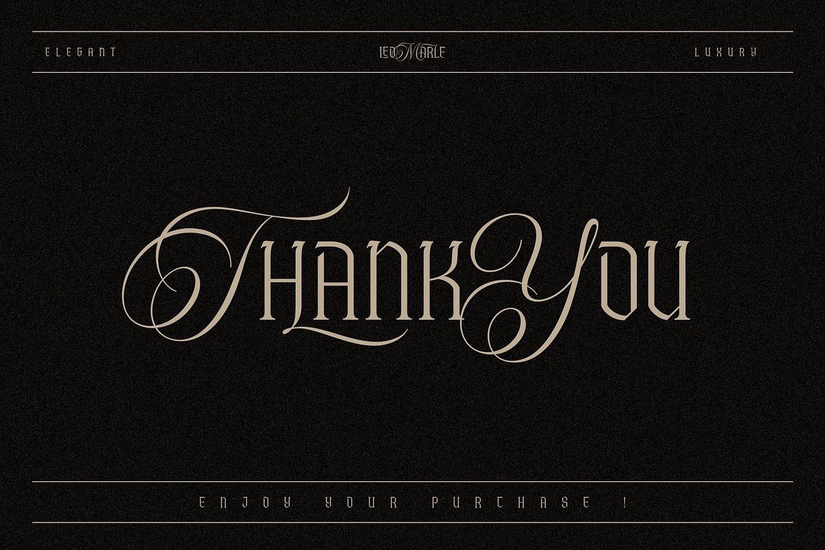Leomarle Typeface, a Blackletter Font by alit design (Photo 15 of 15)