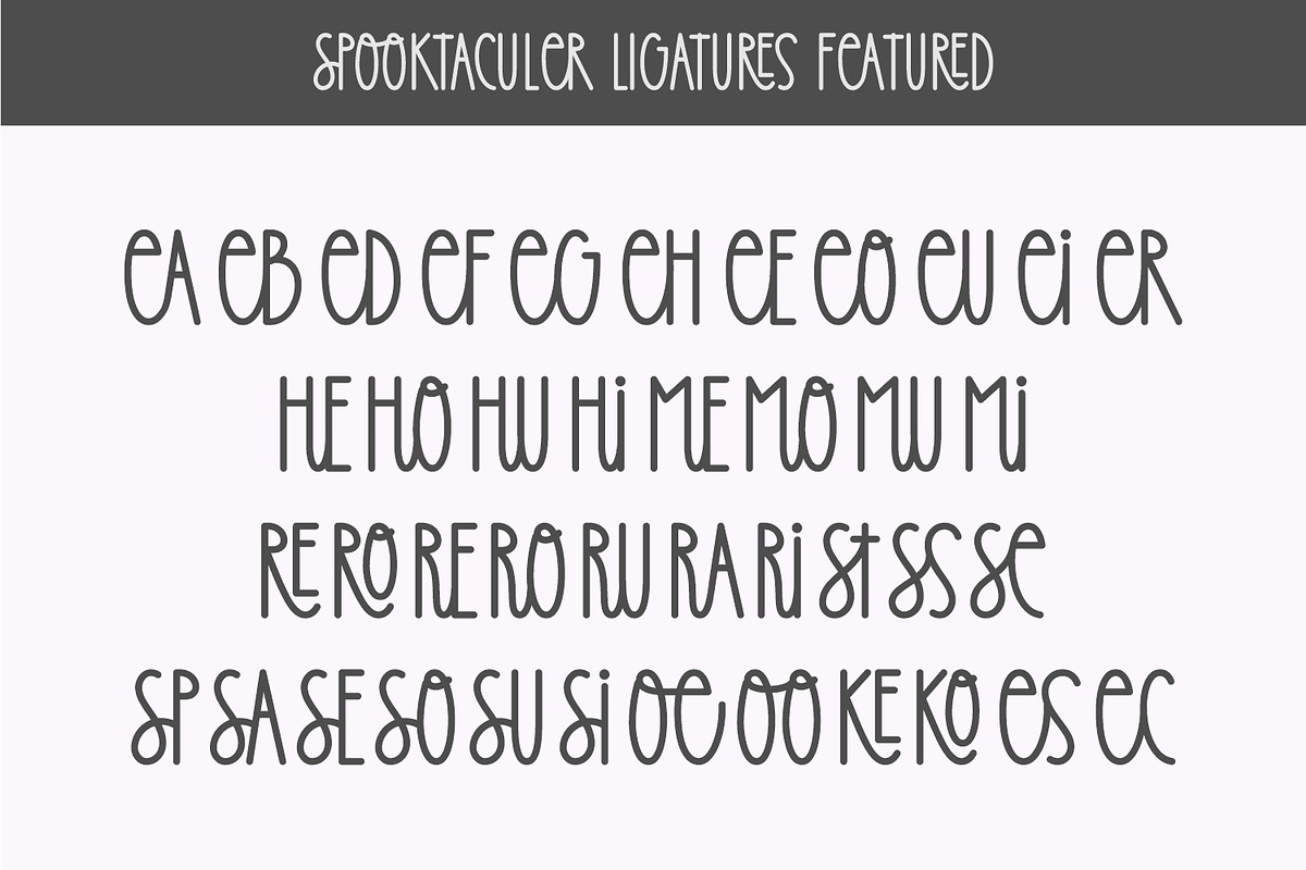 Spooktaculer - Halloween Font, a Handwritten Font by Keithzo (Photo 8 of 8)