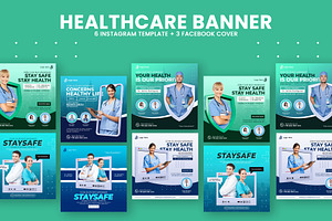 Instagram Healthcare Banner Template