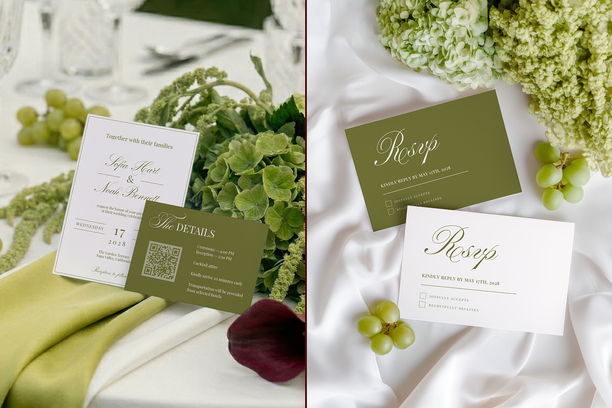Chartreuse Stationery Mockup Set, an Advertising Mockup by Serenefeeling (Photo 4 of 13)
