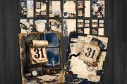 The Last Hour Vintage New Year Kit, a Seasonal Illustration by ThatsDesignArt (Thumbnail 7 of 19)