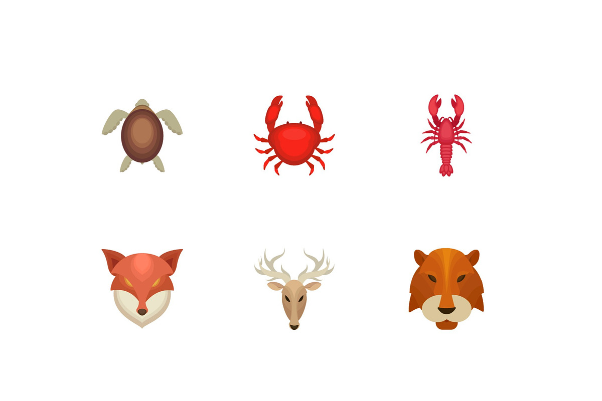 Paper Art Animal Illustration Set, an Animal Illustration by studiogstock (Photo 3 of 3)